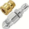 5000 PSI Hochdruck-Kanalisationsdüse - 1/4'' Schnellverschluss Mehrloch-Sprüh-Hochdruckstrahlwerkzeug