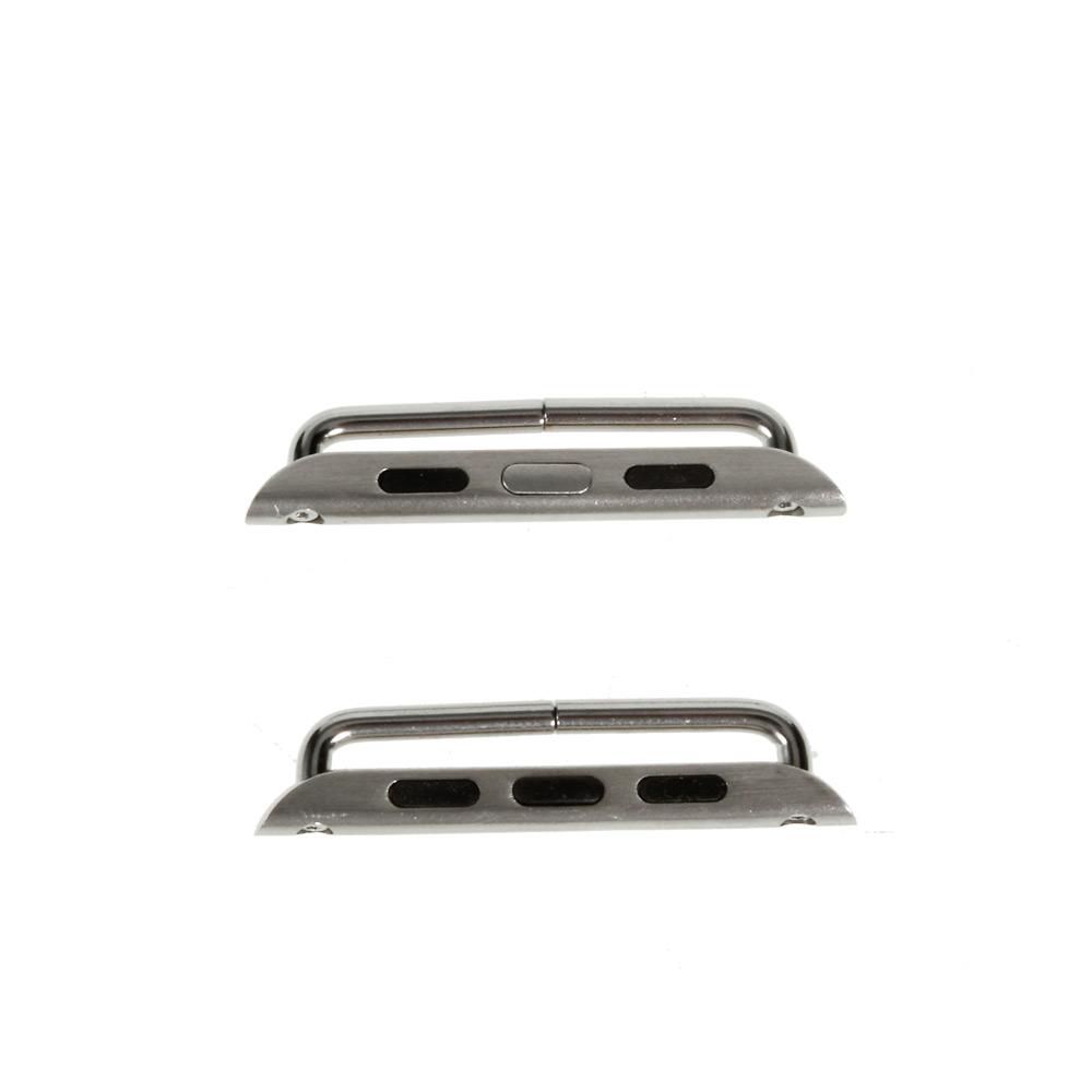 

Replacement Metal Band Axle Connector Clasp for Apple Watch Series SE/SE (2022)/6/5/4 44mm/Series 3/2/1 42mm Silver Color