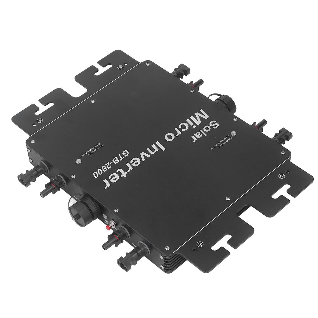 2800W Solar Grid Tie Inverter MPPT Power Micro Inverter with WiFi Control IP65 Waterproof
