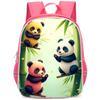 Panda Niedliche Schultasche Verschleißfest Großes Fassungsvermögen Wirbelsäulenschutz Und Anti-Buckel Schüler Party Must-Have Leichter Rucksack