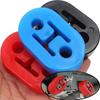 Auto Exhaust Pipe Hanger 2 Hole Exhaust Hanger Extended Length Rubber Mount for Car Truck SUV Muffler Anti-Shock Kit