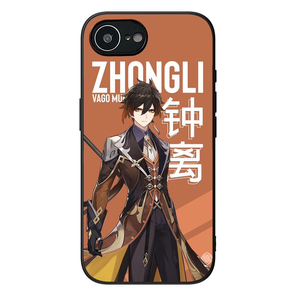 Xiao Zhong Li Genshins Impacts ZhongLi Phone Case for Xiaomi Redmi Note 12 11 10 A3 Pro 10A 10C 12C Note12 5G Protective Cover