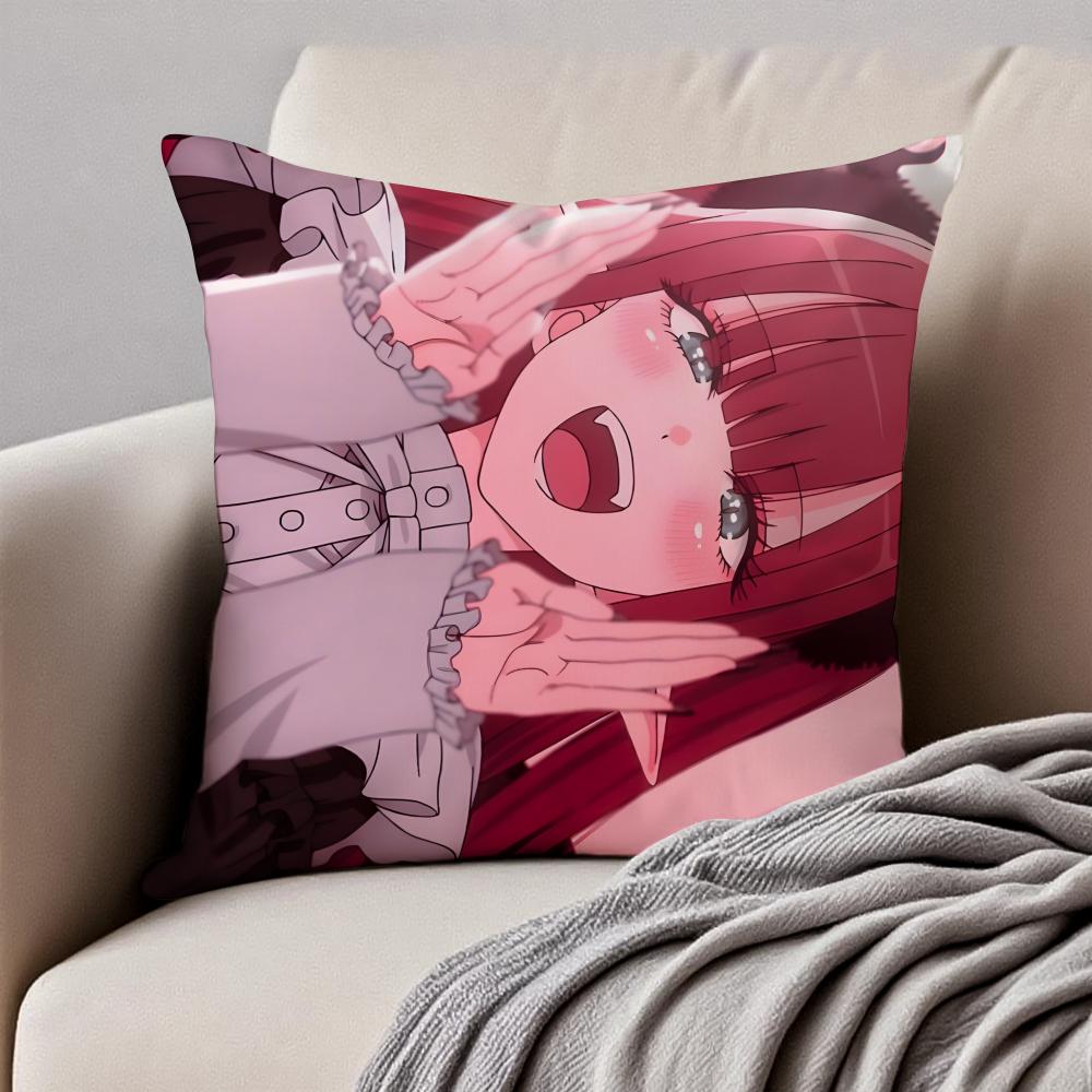 My DDress Up Darling Cuscino Romance Anime Federa Cuscino Antiacaro Cerniera Invisibile Peluche Corto Cuscino per Divano