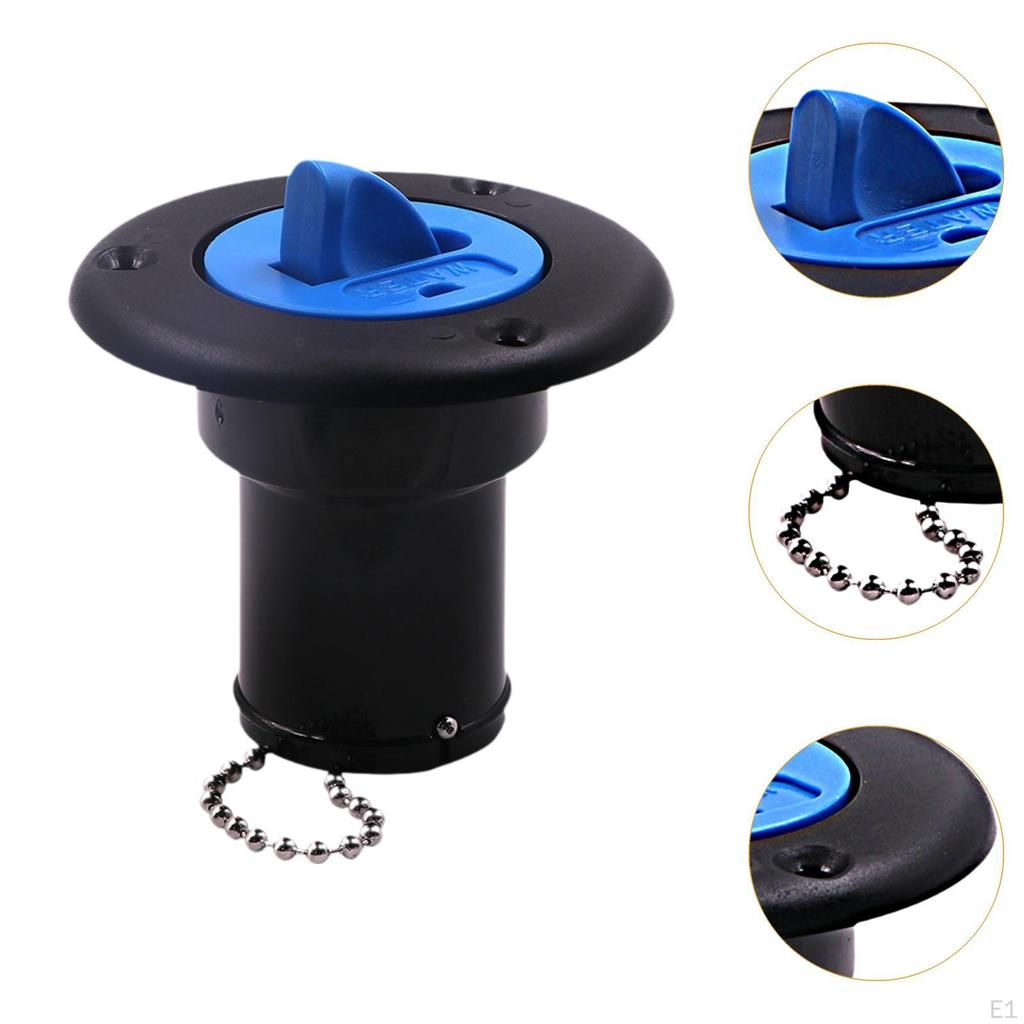Boat Deck Fill Port RV Water Inlet Easy Installation Filling Replacement Fittings