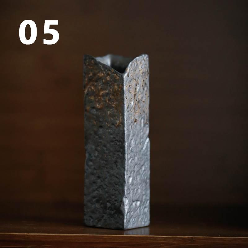 Japanese Abstract Ikebana Ceramic Vases Tea Ceremony Zen Meditation Decor Flower Frog Pottery Home Garden Kenzan Crafts