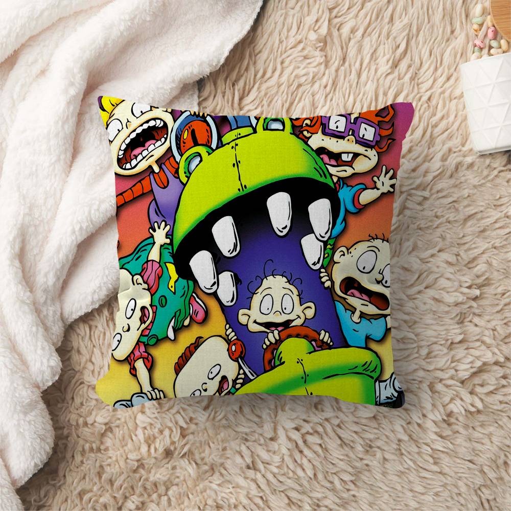 RRugrats Personalized Pillow Dust Cover Bedroom Kids Party Decoration Pillowcase Birthday Children Gift