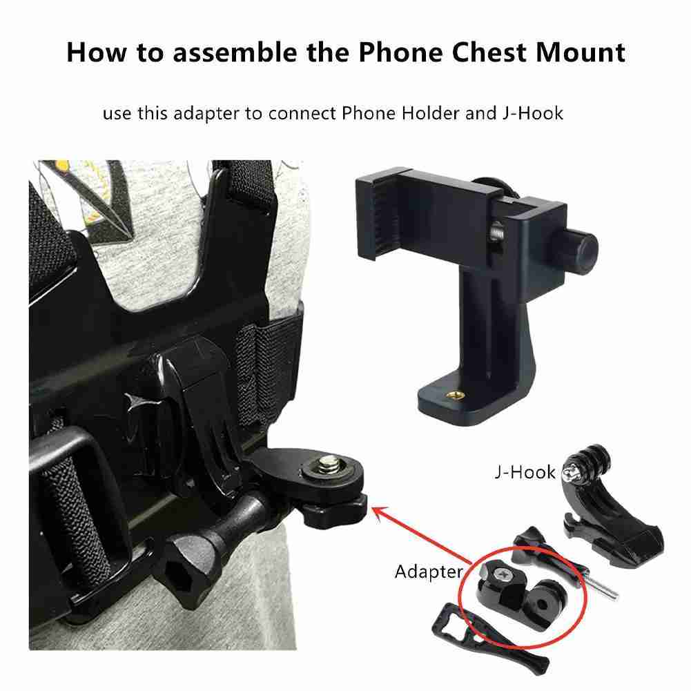Brustgurt-Halterungsgurt für Mobiltelefon iPhone 14 Halter Brustgurt für GoPro Hero 11 10 9 8 DJI Action Kamera Zubehör POV
