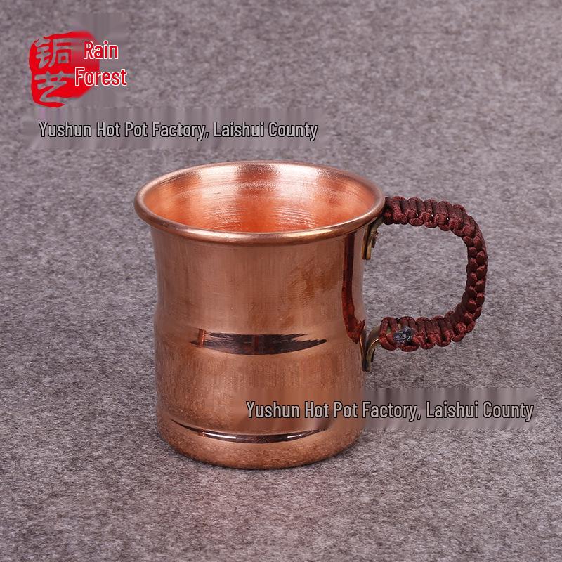 Handmade Japanese-Style Thickened Pure Copper Beer & Water Cup