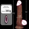 Automatické teleskopické dildo s přísavkou Wireless Remote G Spot Vibrator Bezdrátové dálkové vyhřívání Penis Sex Toy Big Dildo