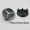 2026 Hot For AMG 4pcs 75MM Car Wheel Center Hub Caps Covers Mercedes Benz A B C S Class AMG GLA CLA GLC W176 W221 W204 W205 Accessories