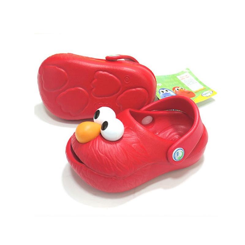 

Sesame Street Toddler Molded Clog Lightweight And Easy To Clean Perfect For Summer Fun! 25=Foot Length 15.4cm красный