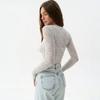 Slim-Fit Long Sleeve Sheer Top - 2024 Autumn/Winter Collection