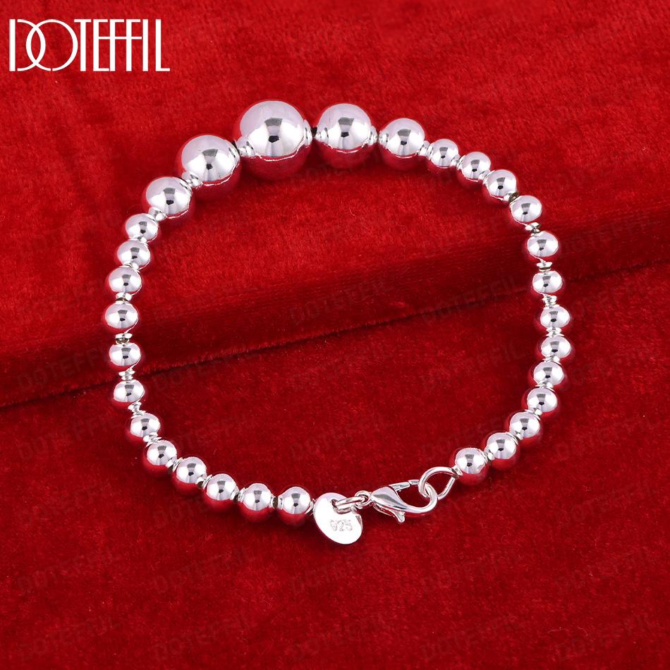 Bracelet de Charms en Argent Sterling 925 Bijoux de Mariage