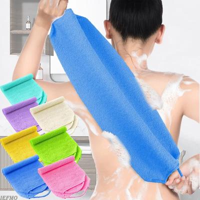 Sheet Exfoliating Bath Towel Bath Stretchable Back Full Body Scrub Towel Super Absorbent Scrub Towel Bathroom Supplies