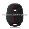 Toyota 4-Button Silicone Key Cover: Compatible with Camry, Highlander, RAV4, Corolla, Vios. Honeycomb Design.