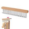 Wooden Clothes Hanger With 12 Hooks Bra Space Saving Hangers Heavy Duty Wooden Hanger With Rotating Hooks Closet Wardrobe
