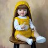 55 CM 22 Inch Reborn Dolls Realistic Full Silicone Baby Bebe Newborn Girl Doll Princess Toddler Toy Gift