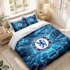 Pościel 1 poszewka na kołdrę 2 poszewki na poduszki Nadruk Chelsea FC Sypialnia Dekoracja domu