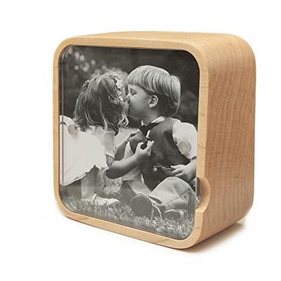 Music Box Photo Album Frame (Song: You Are My Sunshine, Maple)