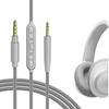 GEEKRIA Аудіокабель для навушників JBL Tune 770NC 700BT 660NC 2,5 мм з вбудованим мікрофоном та регулятором гучності 1,2 м
