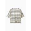 Benetton ShorT Sleeve T shirT prinTing sTripe baTs99631