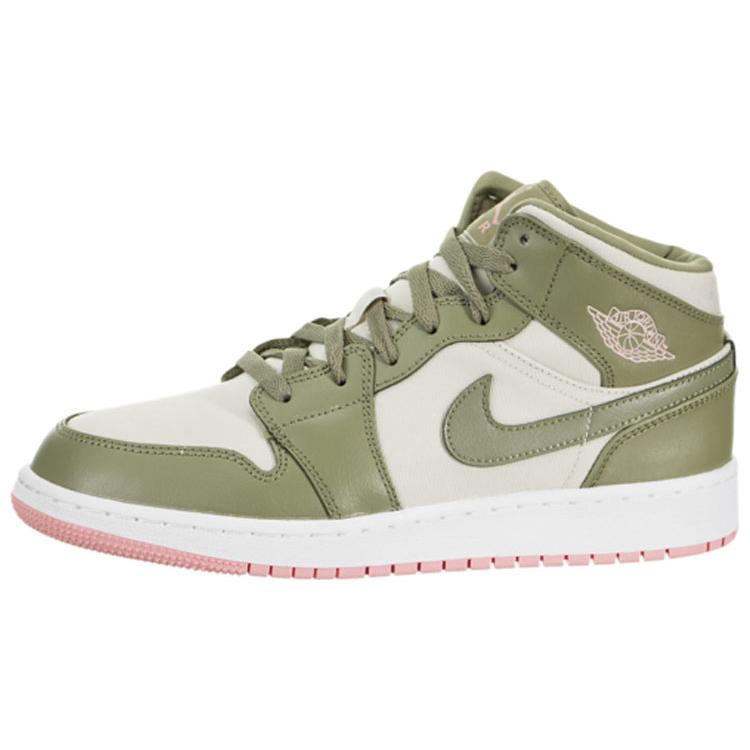 

Air Jordan 1 Mid Bleached Coral Gs 555112-225 35.5