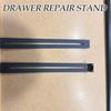 4pcs Drawer Repair Kit Furniture Repair Kit Mounting Brackets Bottom Support Tool Set  fit drawer spaces from 13 to 24.1 inches