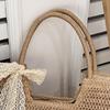 Popular And Spring Summer Yogodlns New Large Capacity Straw Woven Bag Holiday Beach Bag Women Versatile Ins Handmade Shoulder Bag Tote Bag