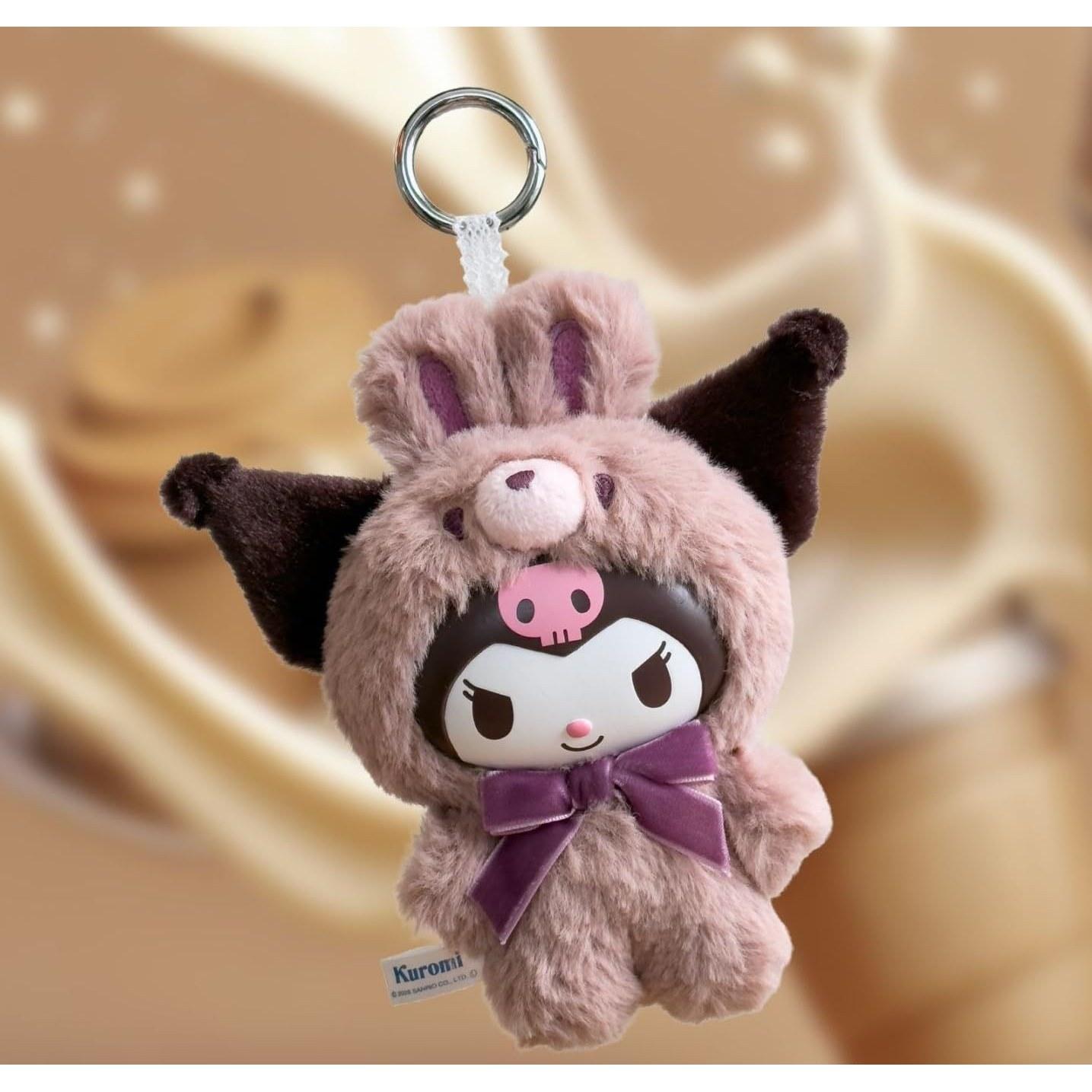 Nakajima Corporation Fine Face Mini Latte Bunny Kuromi