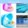 Colorful Pvc Baby Swim Float For Children With Protective Canopy And Comfort Design