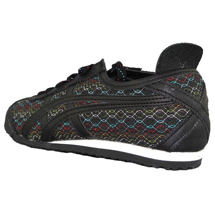 Onitsuka Tiger  Mexico 66 Black Multi-Color Women Sneakers D7A9N-9090
