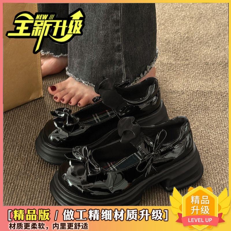 Coarse heel white small leather shoes women's new spring and summer Japanese jk college style cheap shallow mouth Mary Jane single shoes
