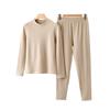 Women's Thermal Underwear Set: Mid-Neck German Fleece for Middle-Aged & Elderly