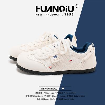 Global Retro German Training Shoes Women's Shoes XHQ-G657 New Autumn Thin-soled Soft-soled Sports Shoes Versatile Korean Board Shoes