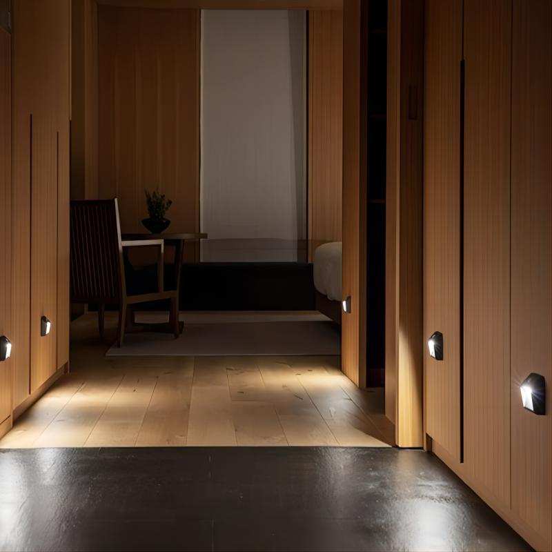 Rechargeable Sensor Night Light Downlight Night Light Human Sensor Wall Light LED Staircase Footer Lights