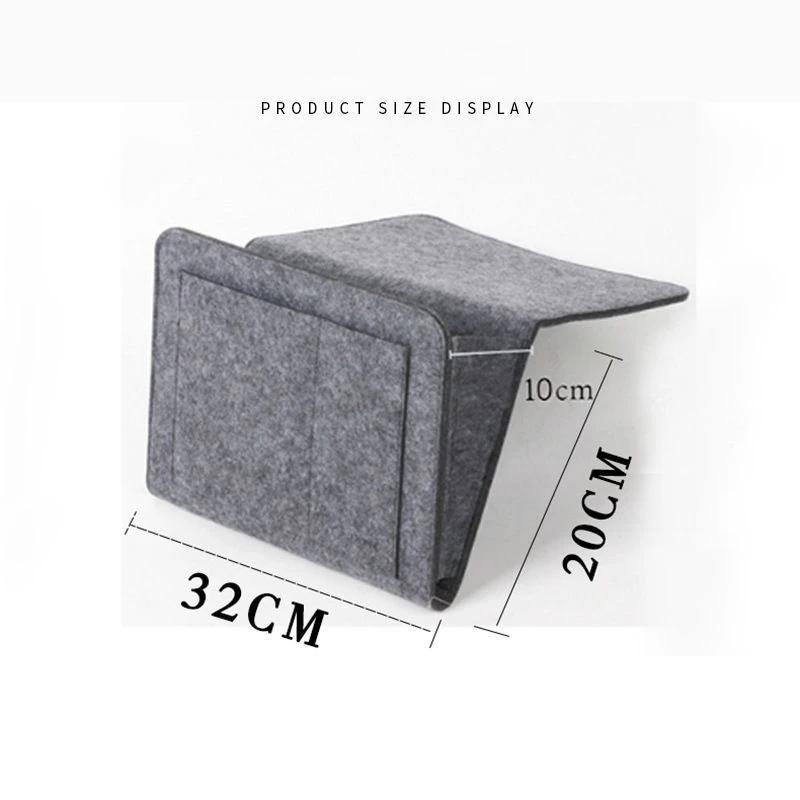 Filz Nachttisch Aufbewahrungstasche Organizer Handy Buch Zeitschriftenhalter Taschen Hängende Aufbewahrungstasche Baby Taschentuchbox Sofa Seitentasche