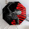 1 PC Automatic Folding Umbrella - CR7 Pattern, Portable & Foldable Design with 8 Ribs, Christmas Birthday Gifts