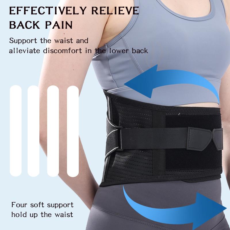 Lumbar Support Belt Comfort Breathable Elastic Flexible Protection for Summer Use Both Men and Women
