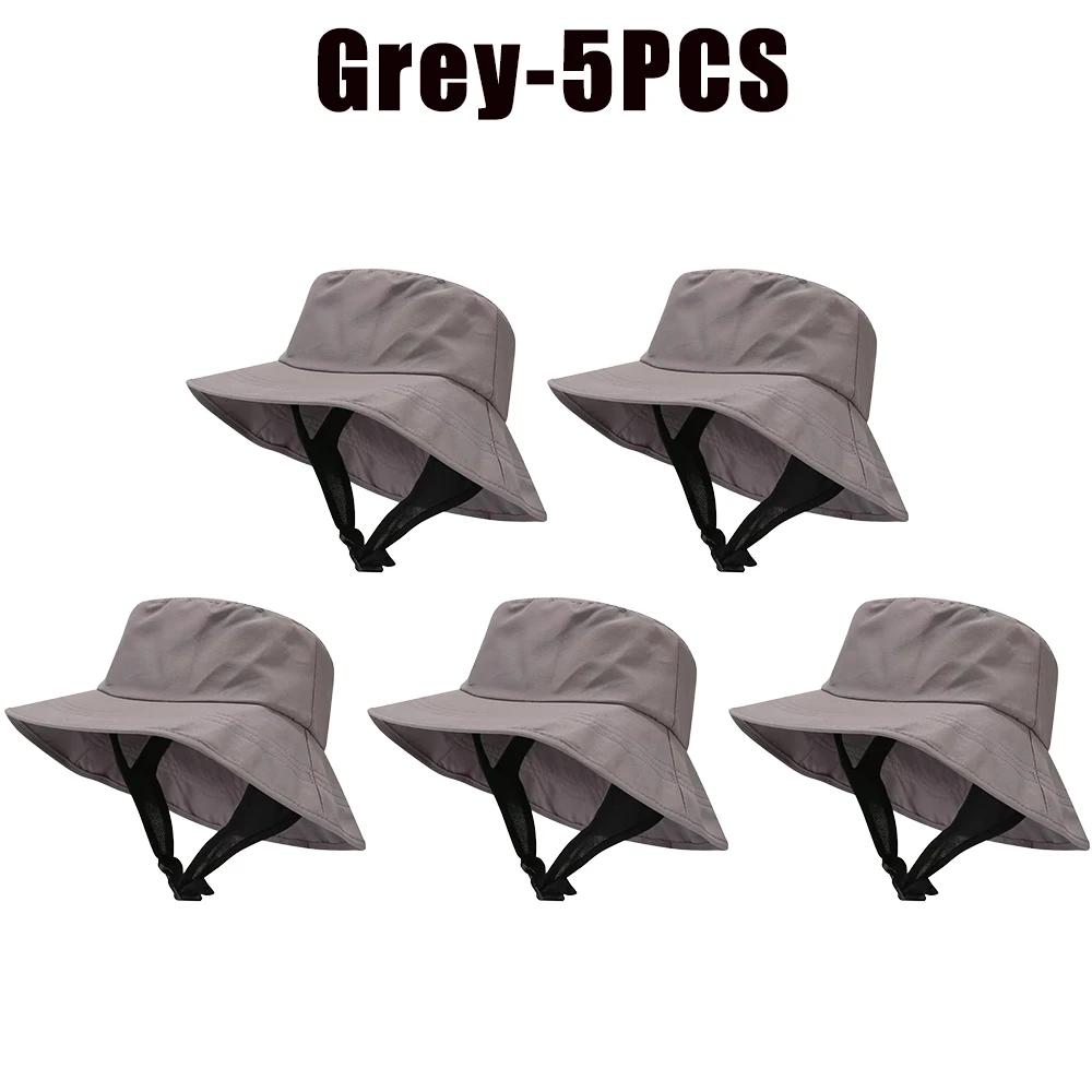 UPF50+ Beach Surf Bucket Hat Mesh Breathable Sun Hat Men Women Outdoor Fishing Cap Chin Adjustable Cap Water Sport Cap Sombrero