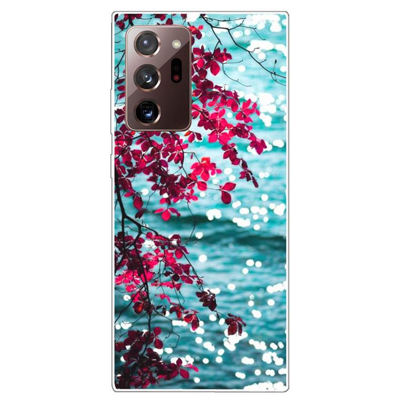Soft Cover For Samsung Note 20 Ultra Case S20 FE TPU Print Cat Silicone Cases for Samsung Galaxy Note20 M52 5G Funda Coque Clear