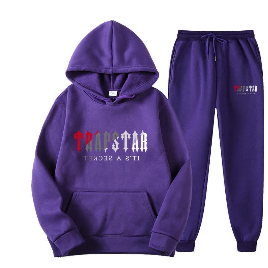 Completo con Felpa Trapstar Floreale Trendy Casual Capo Superiore