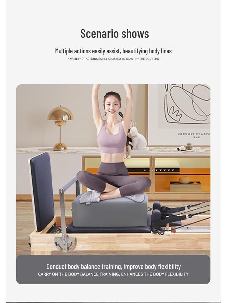 Cross-Border Home Pilates 5-Piece Set: Soft Sitting Square Box & Core Bed Accessories