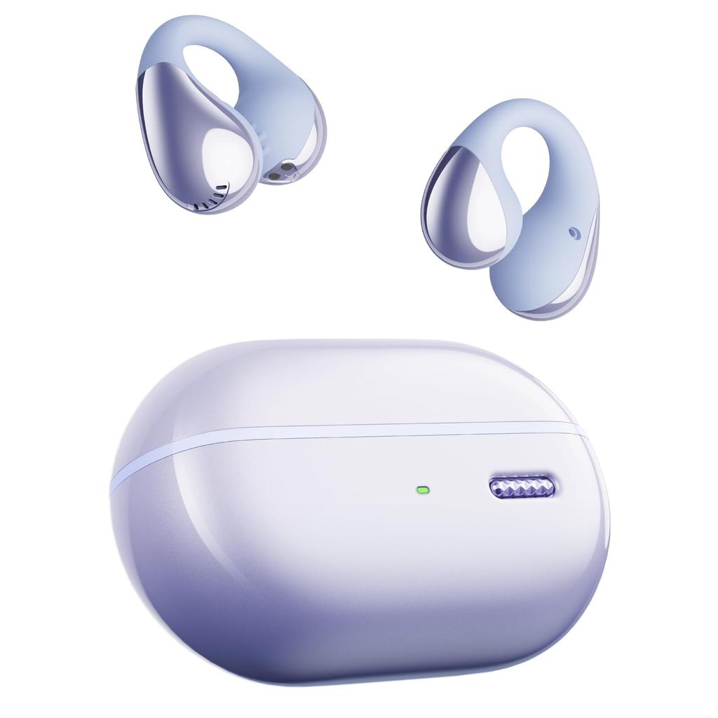 SOUNDPEATS CC Ear Cuff Earphones Ear Wireless Earphones Bluetooth to 24 Hours Charge Ear Earphones SoundPeats Gold Performance PearlClip Pro [Open