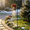 Christmas Bell Garden Light Outdoor Hanging Decorative Light for Yard Patio