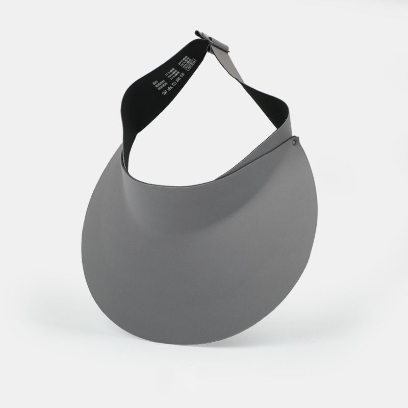 

Летняя уличная спортивная шляпа с широкими полями, шляпа без верха для альпинизма и бега, цельная бесшовная шляпа с защитой от солнца и УФ-лучей для женщин Gray One size