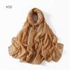 58 Colors Women Candy Color Voile Scarf Plain Solid Pashmina Female Warm Cotton Viscose Scarves Blanket Shawls And Wraps Bufanda