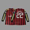 Vintage Jersey Kaka Beckham Lisbon AC Luo England Pade National Team Jersey Long-sleeved Football Jersey