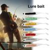 Měkká nástraha Swimbait Rybářská nástraha Lure 3D Oči Realistický Vzhled Jasná Barva Mini Velikost Přenosná Venkovní Rybaření Umělá Nástraha