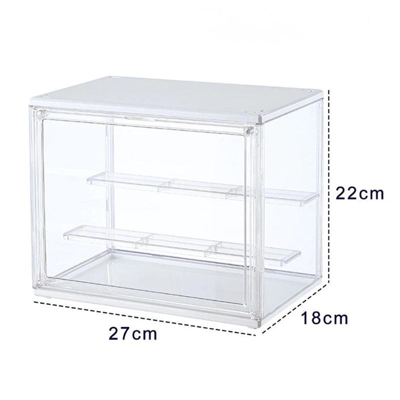 Dustproof Acrylic Display Case Store Dessert Cake Food Pastry Bread Show Rack Blind Box Storage Box Jewelry Sorting Box