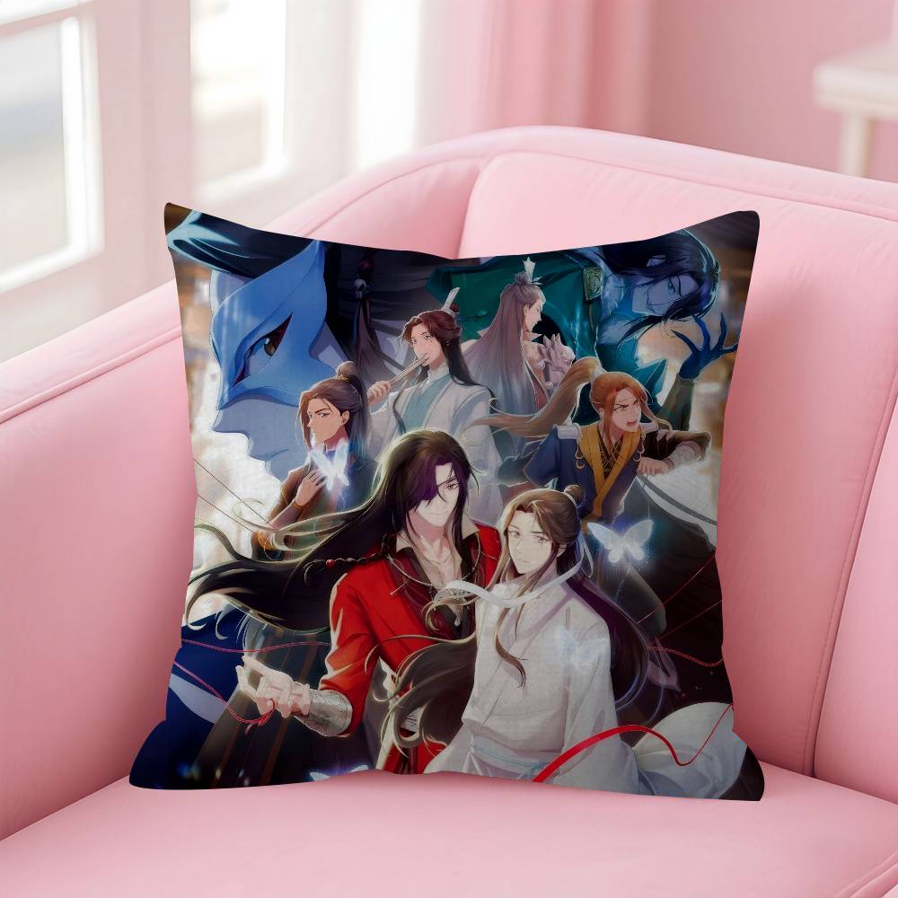 Anime Heavenly Officials Blessing Pillow Anime Pillow Sofa Bed Head Pillow Cover Cushion Cover Fashion